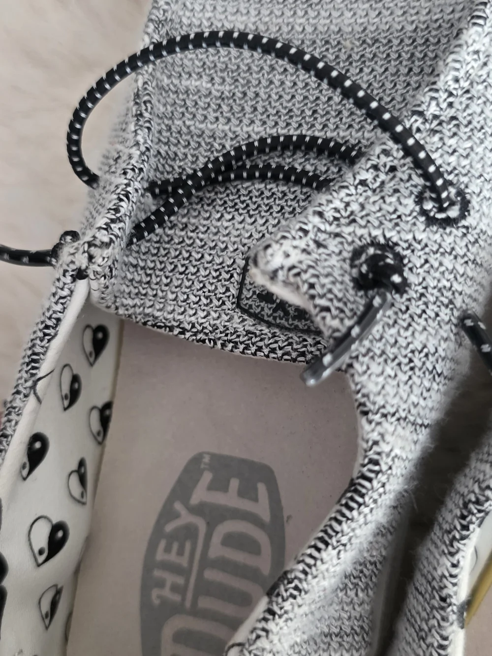 Hey Dude Wally Knit Slip-On Shoes in Gray